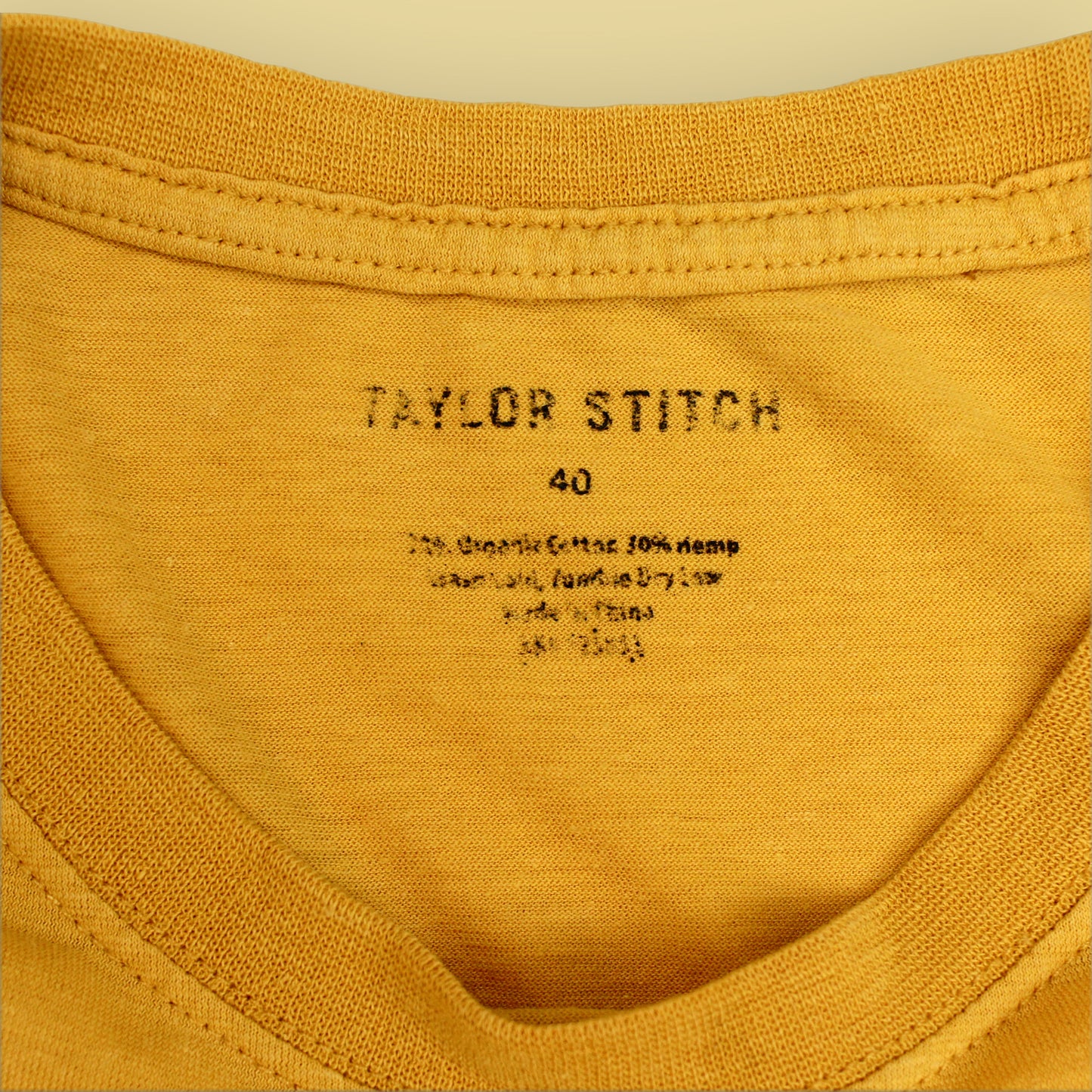 Taylor Stitch Cotton Hemp Hawk Graphic T-Shirt