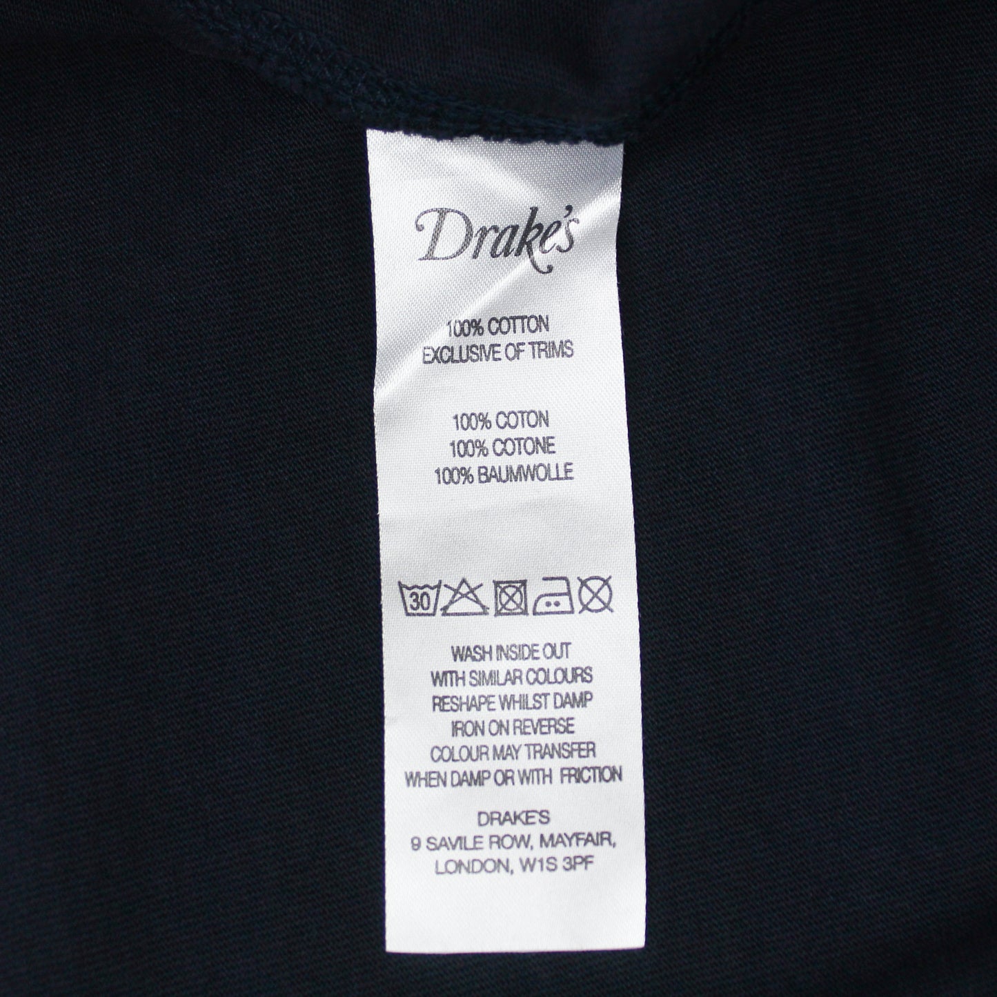 Drake's Cotton Jersey Pocket T-Shirt
