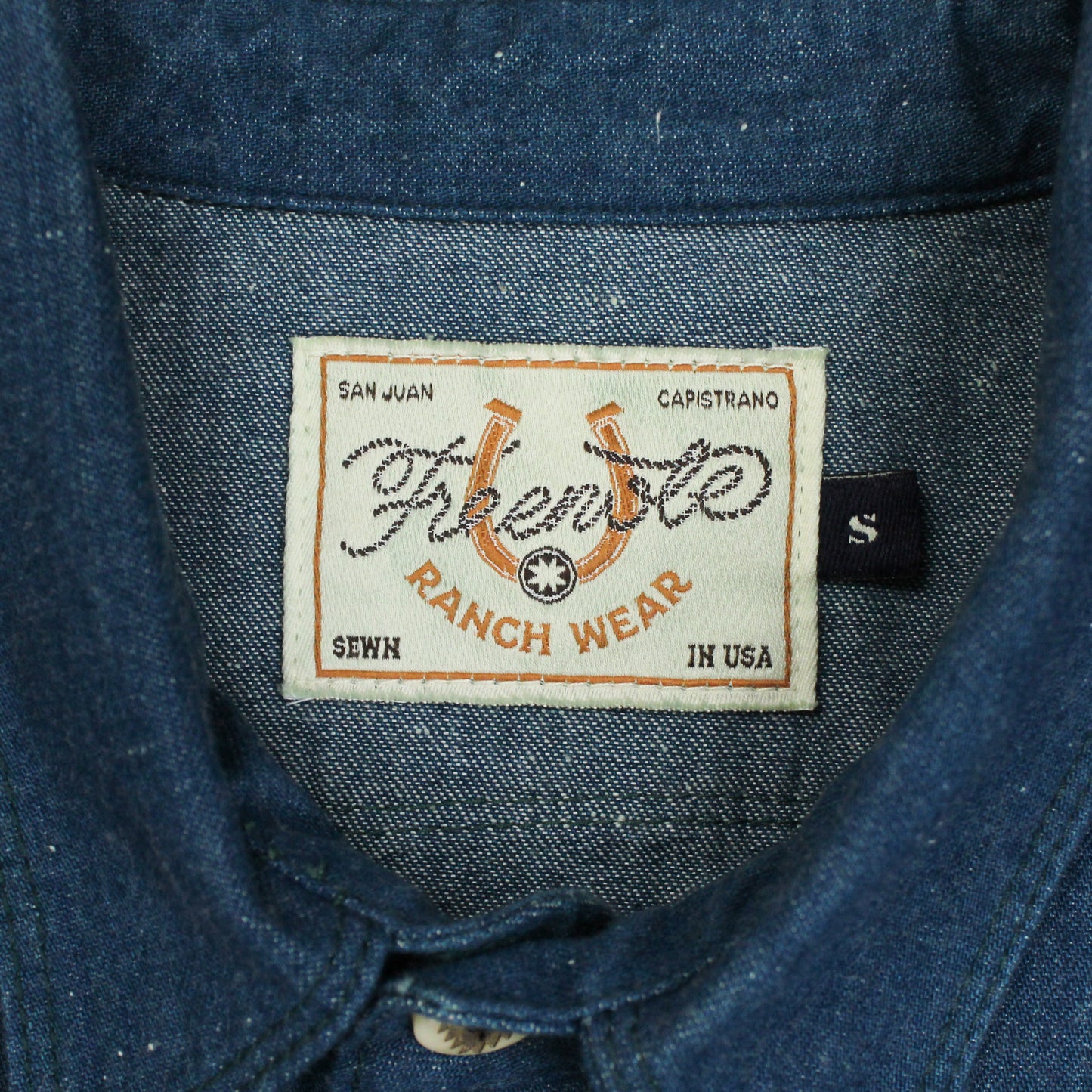 Freenote Cloth Denim Calico Western Shirt