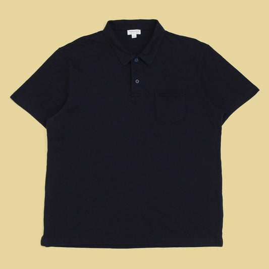 Sunspel Knit Cotton Riviera Polo Shirt