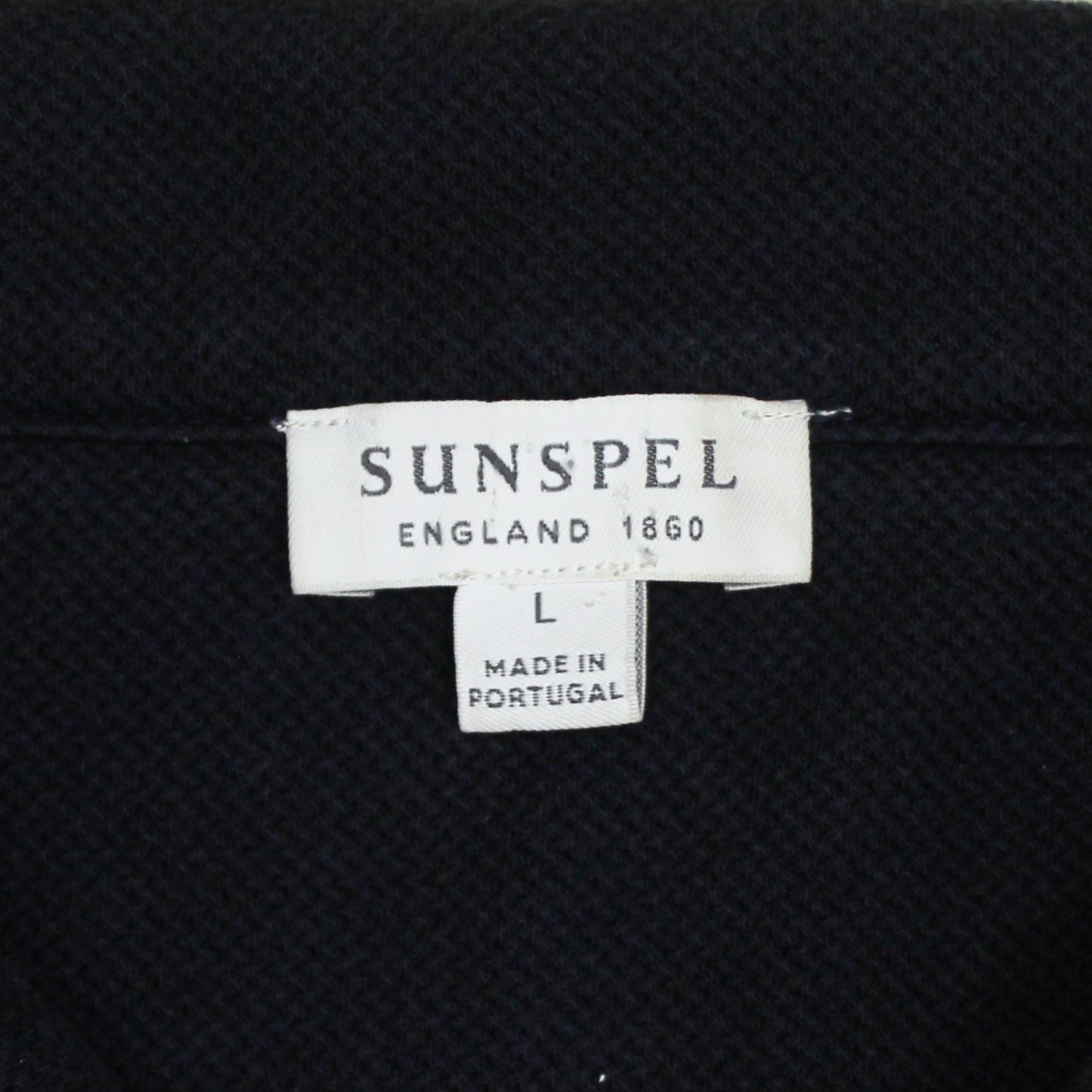 Sunspel Knit Cotton Riviera Polo Shirt