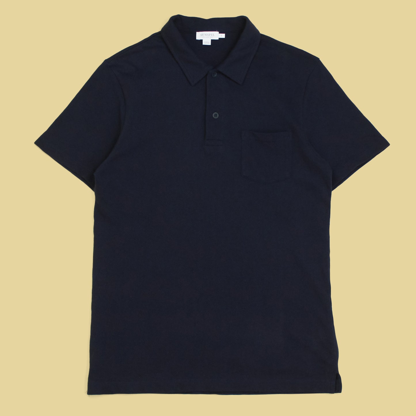 Sunspel Knit Cotton Riviera Polo Shirt