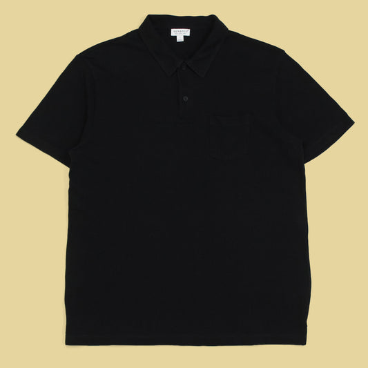 Sunspel Knit Cotton Riviera Polo Shirt