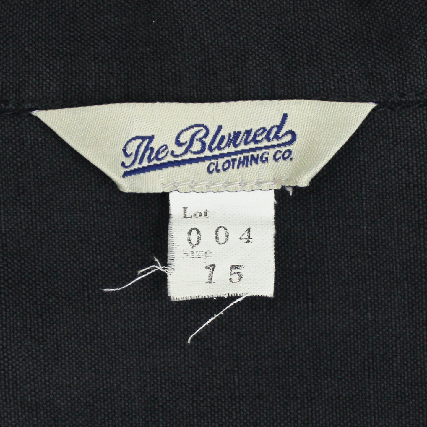 The Blurred Cotton Linen Loop Collar Button-Up Shirt