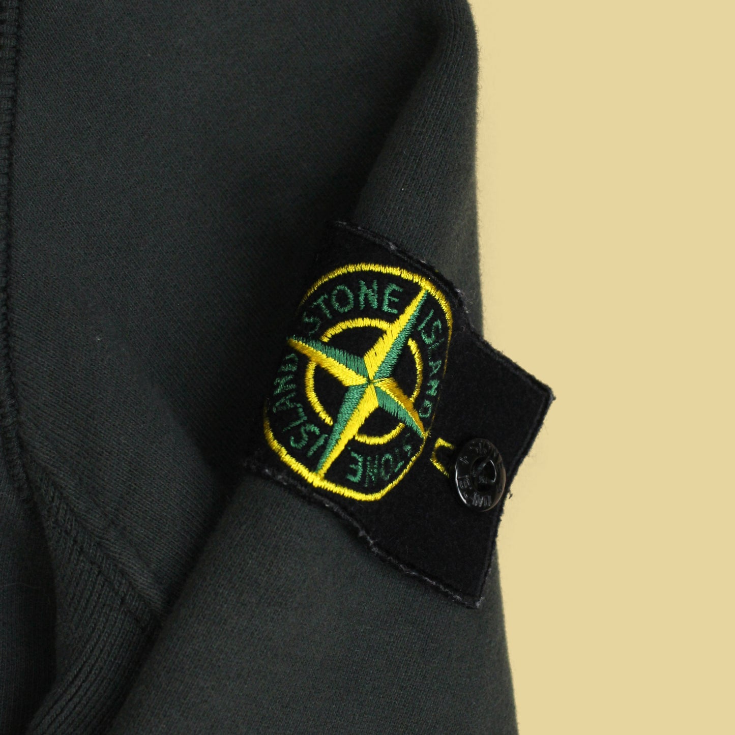 Stone Island Cotton Loopback Terry Fleece Hooded Sweatshirt