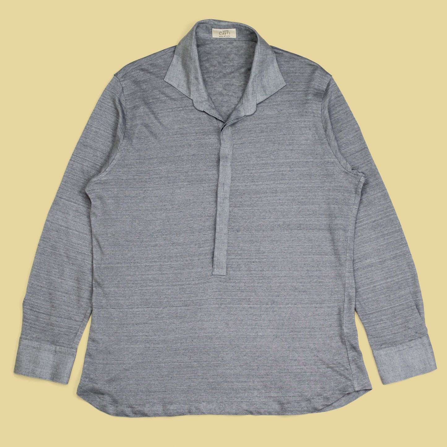 100% Capri Knit Linen Polo Shirt