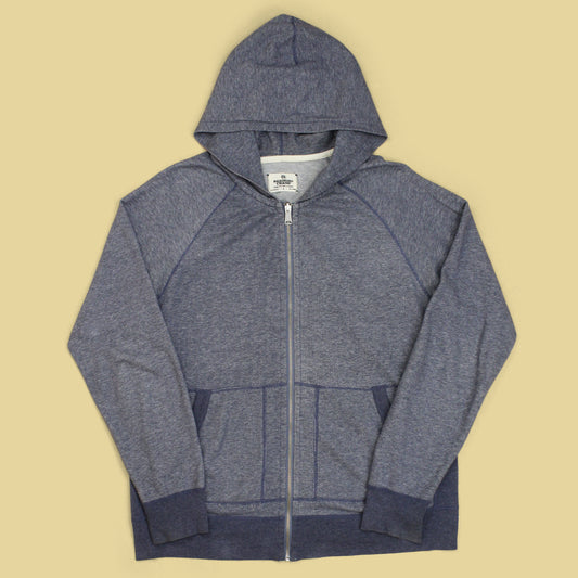 Reigning Champ Lightweight Cotton Loopback Terry Fleece Full-Zip Hooded Sweatshirt