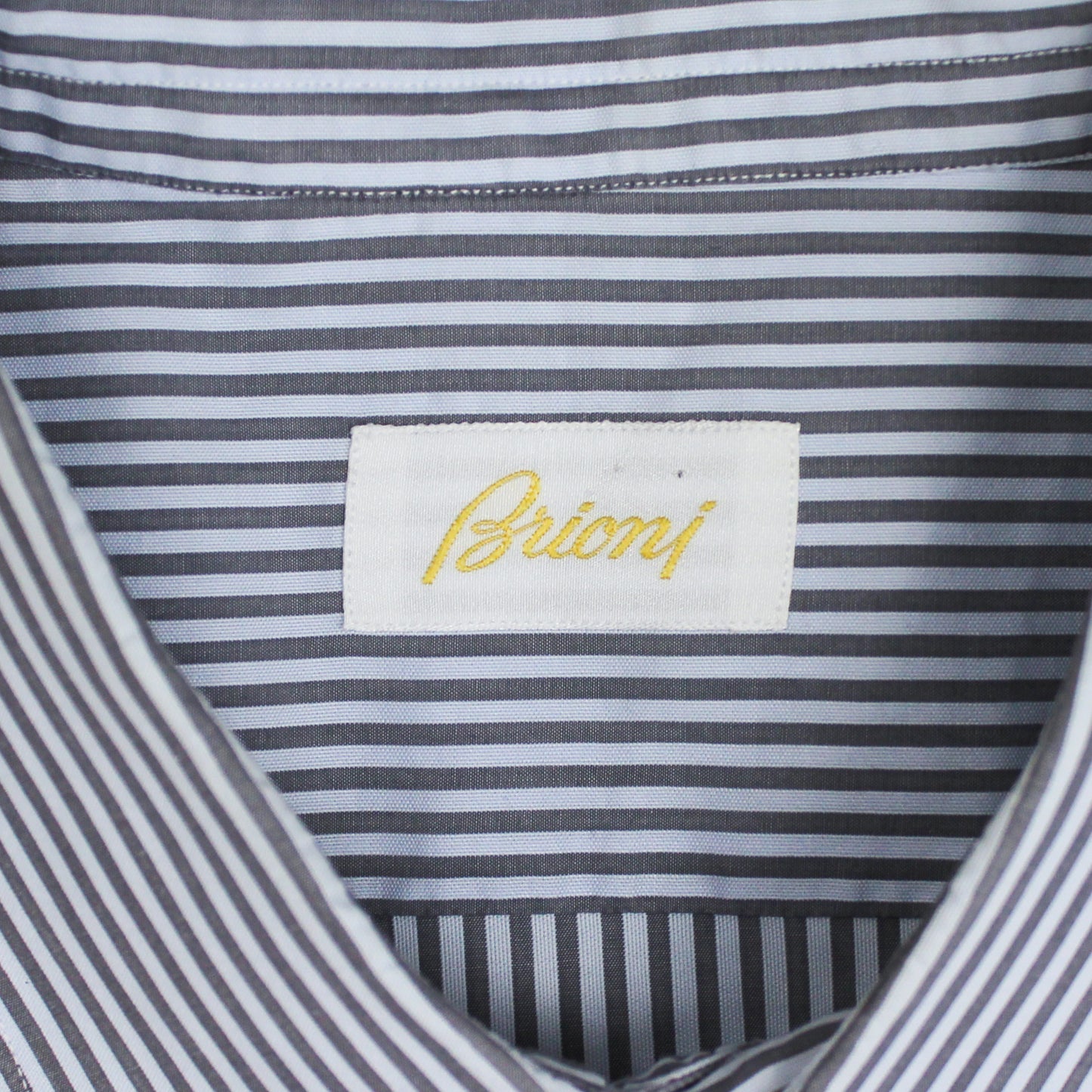Brioni Striped Cotton Button-Up Shirt
