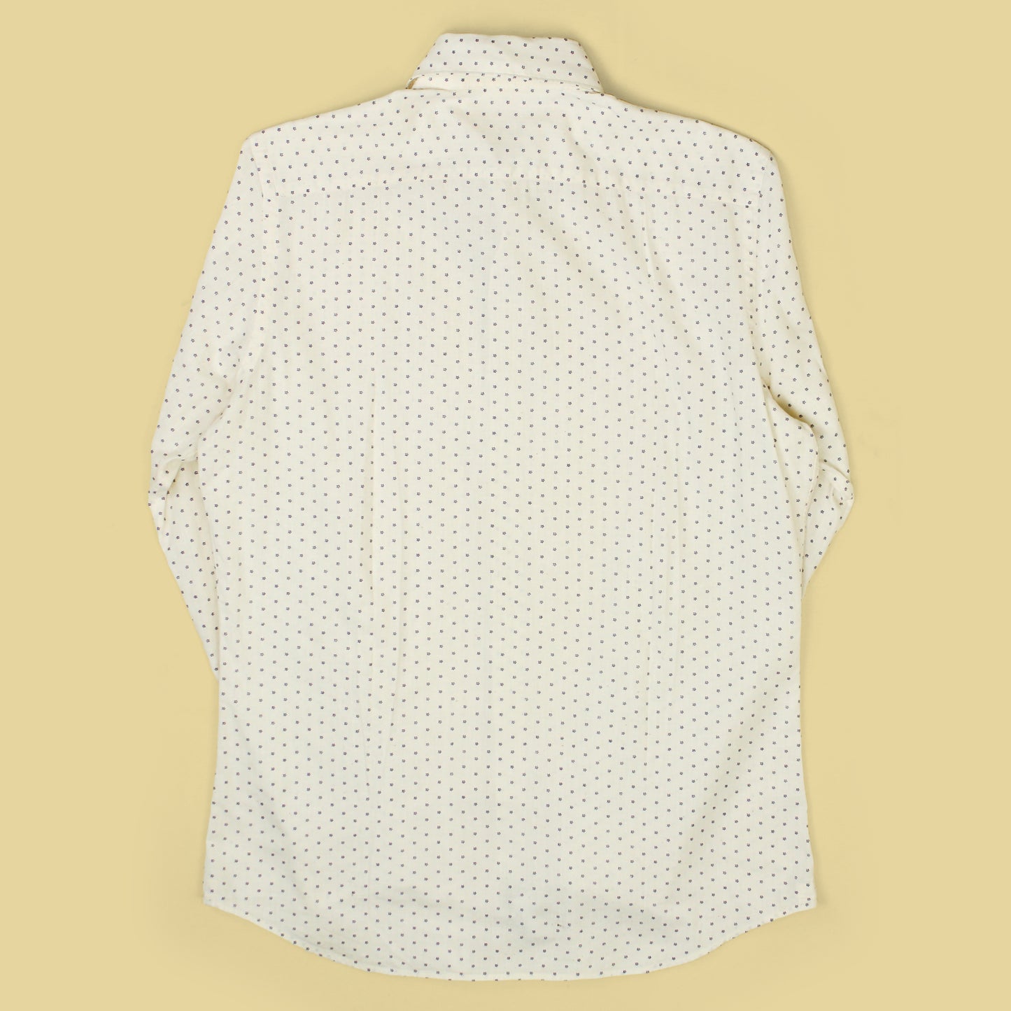 Glanshirt Floral Print Cotton Blend Spread Collar Button-Up Shirt