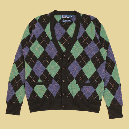 Polo Ralph Lauren Argyle Merino Wool Cardigan