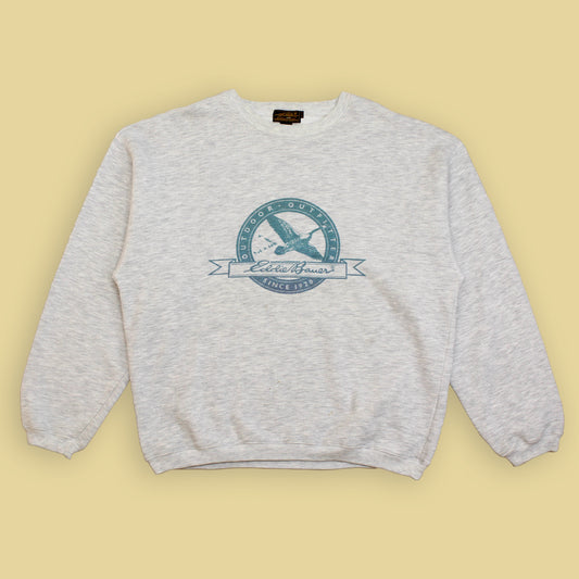 Eddie Bauer Logo Print Crewneck Sweatshirt