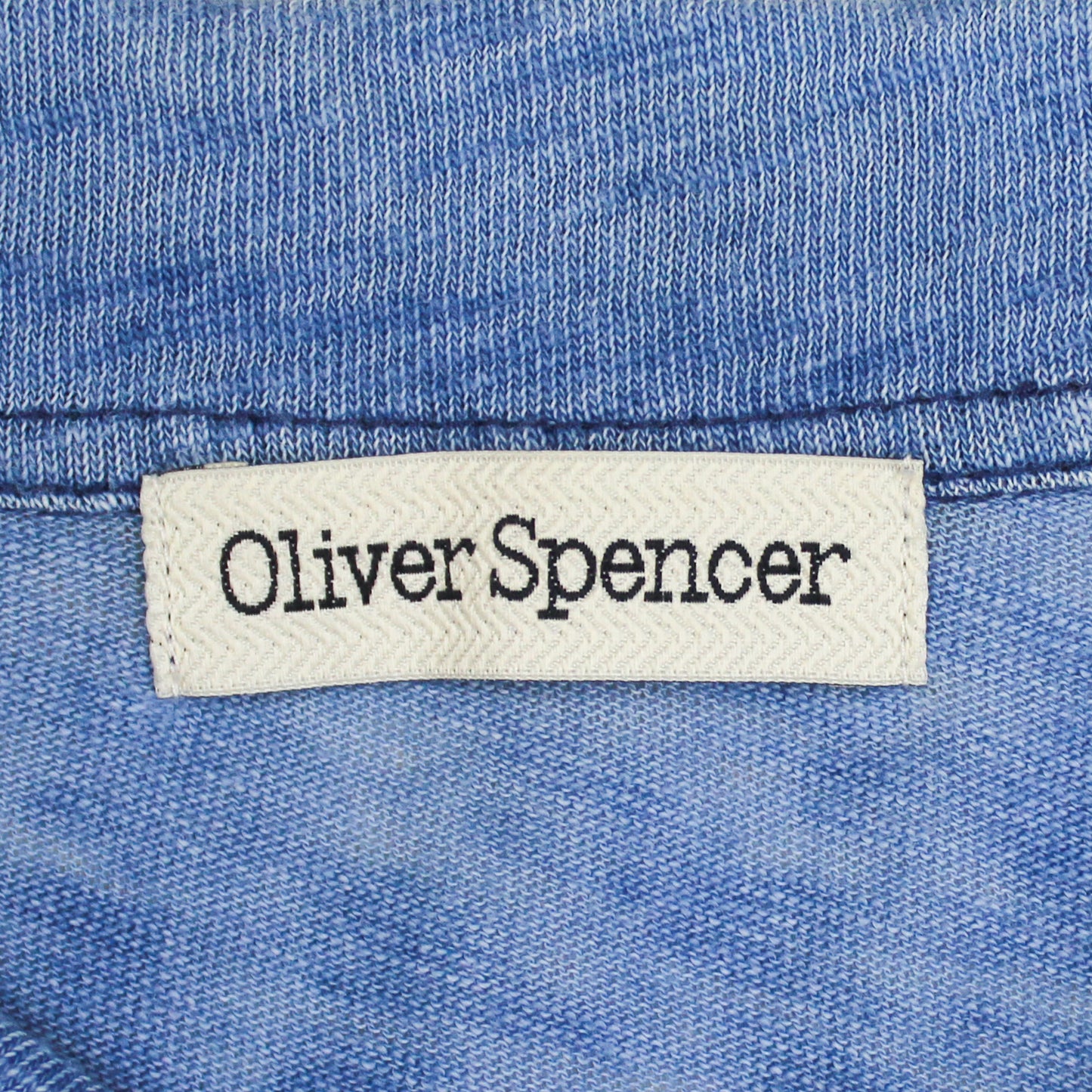 Oliver Spencer Indigo-Dyed Cotton Jersey Club Collar Polo Shirt