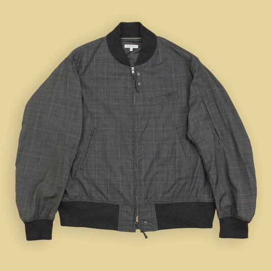 Engineered Garments Glen Plaid Tropical Wool Aviatior Jacket