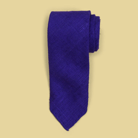 Drake's Tussah Silk Hand Rolled Tie