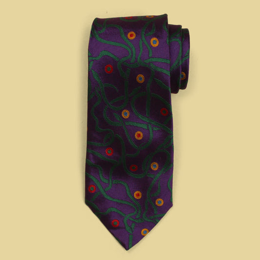 Turnbull & Asser Snake Pattern Silk Tie