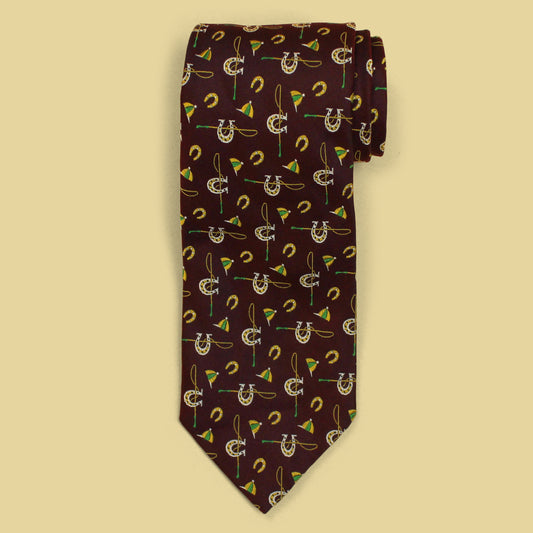Polo Ralph Lauren Equestrian Motif Silk Tie