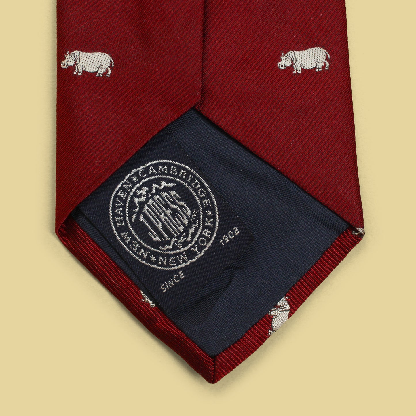 J. Press Burlington Knot Silk Hippo Club Tie