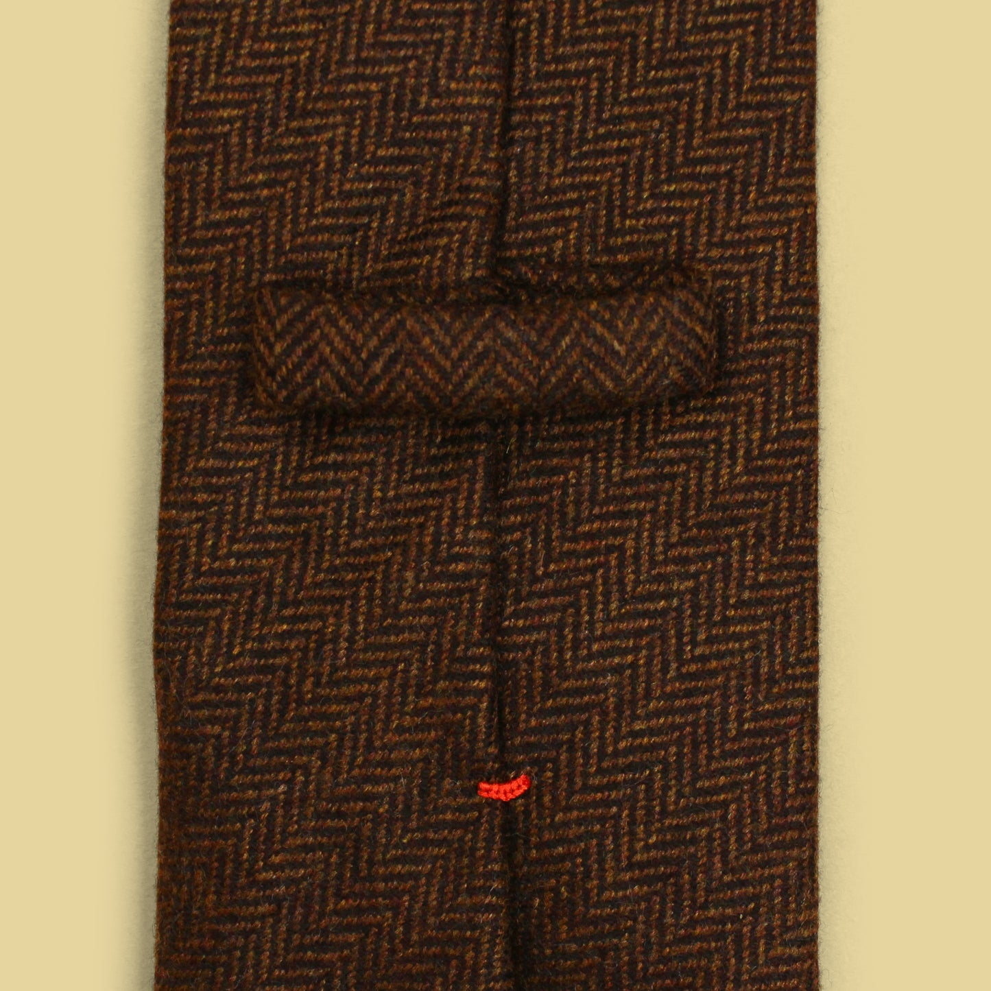 Ermenegildo Zegna Herringbone Tweed Cashmere Tie