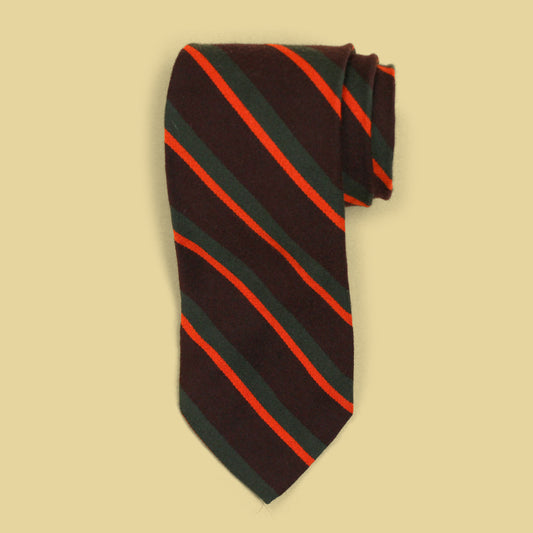 Polo Ralph Lauren Stripe Wool Silk Flannel Tie