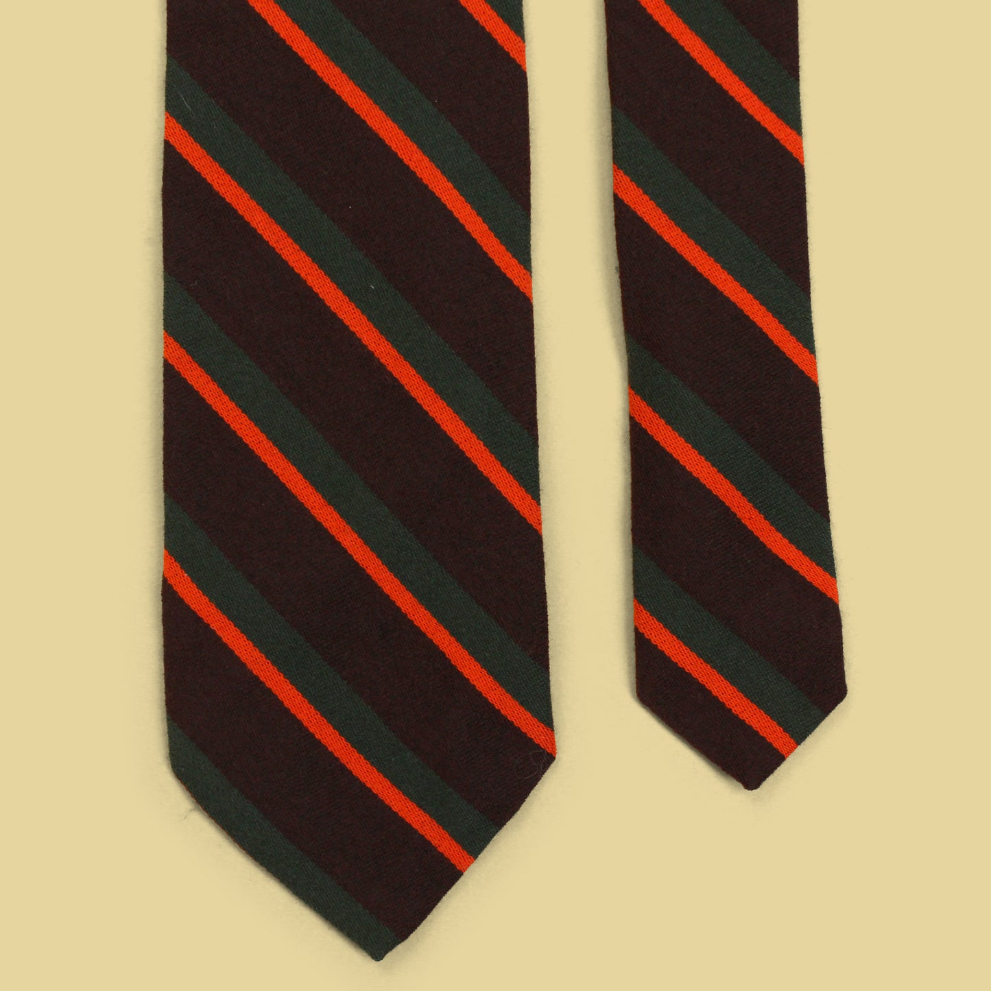 Polo Ralph Lauren Stripe Wool Silk Flannel Tie