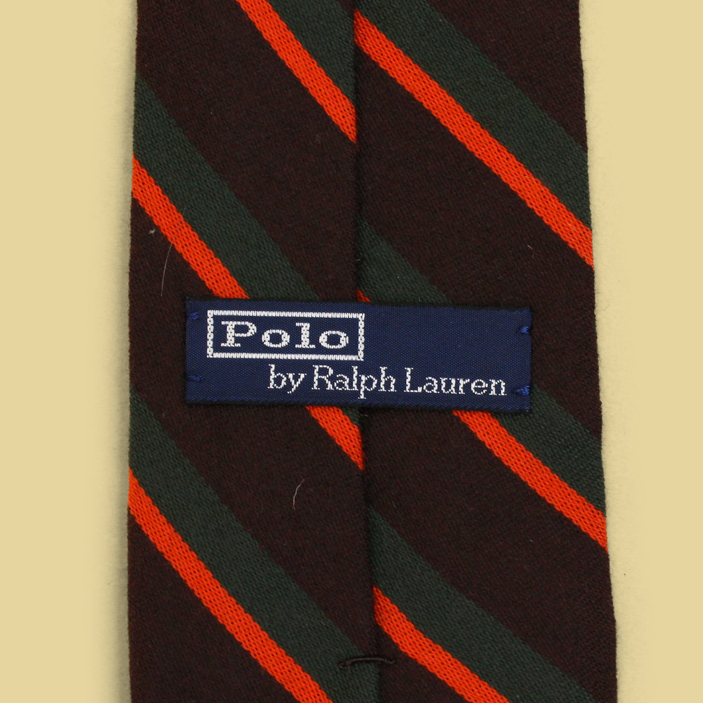 Polo Ralph Lauren Stripe Wool Silk Flannel Tie