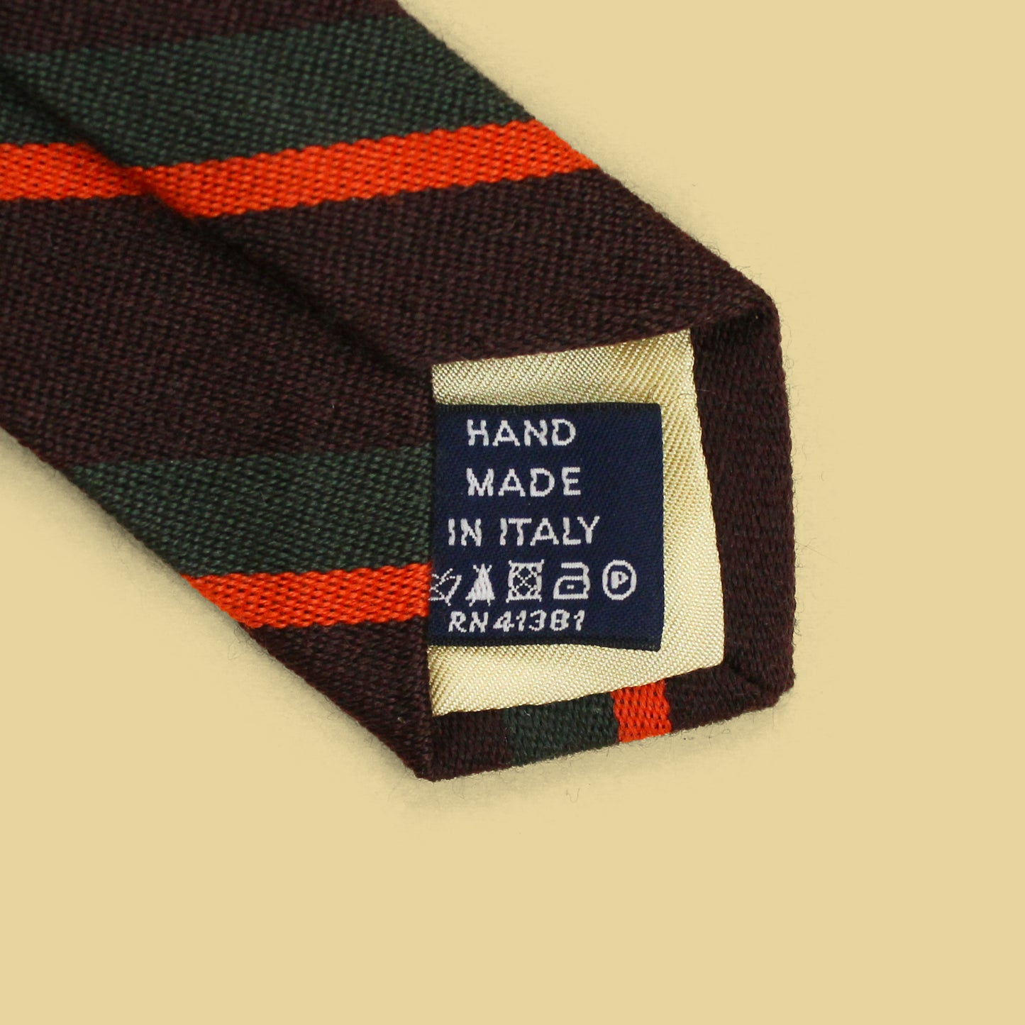 Polo Ralph Lauren Stripe Wool Silk Flannel Tie