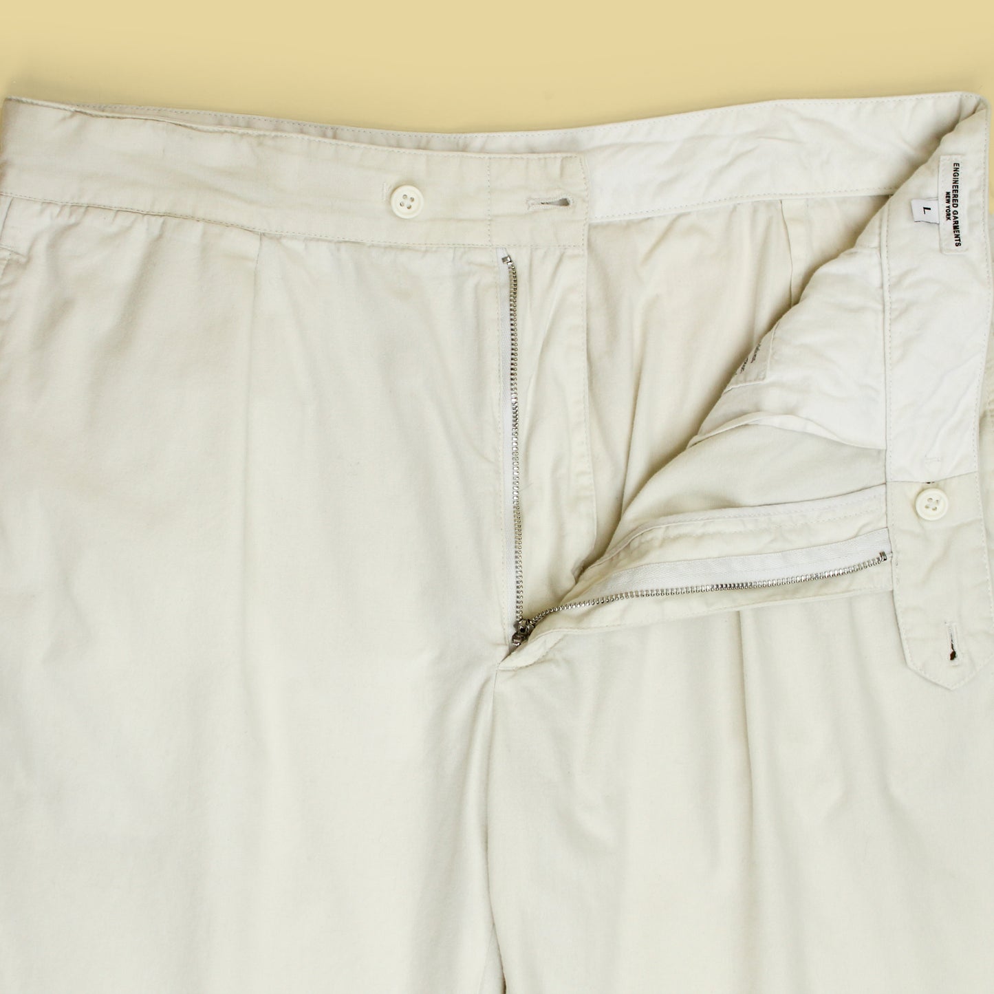 Engineered Garments Cotton Pleated Sunset Shorts