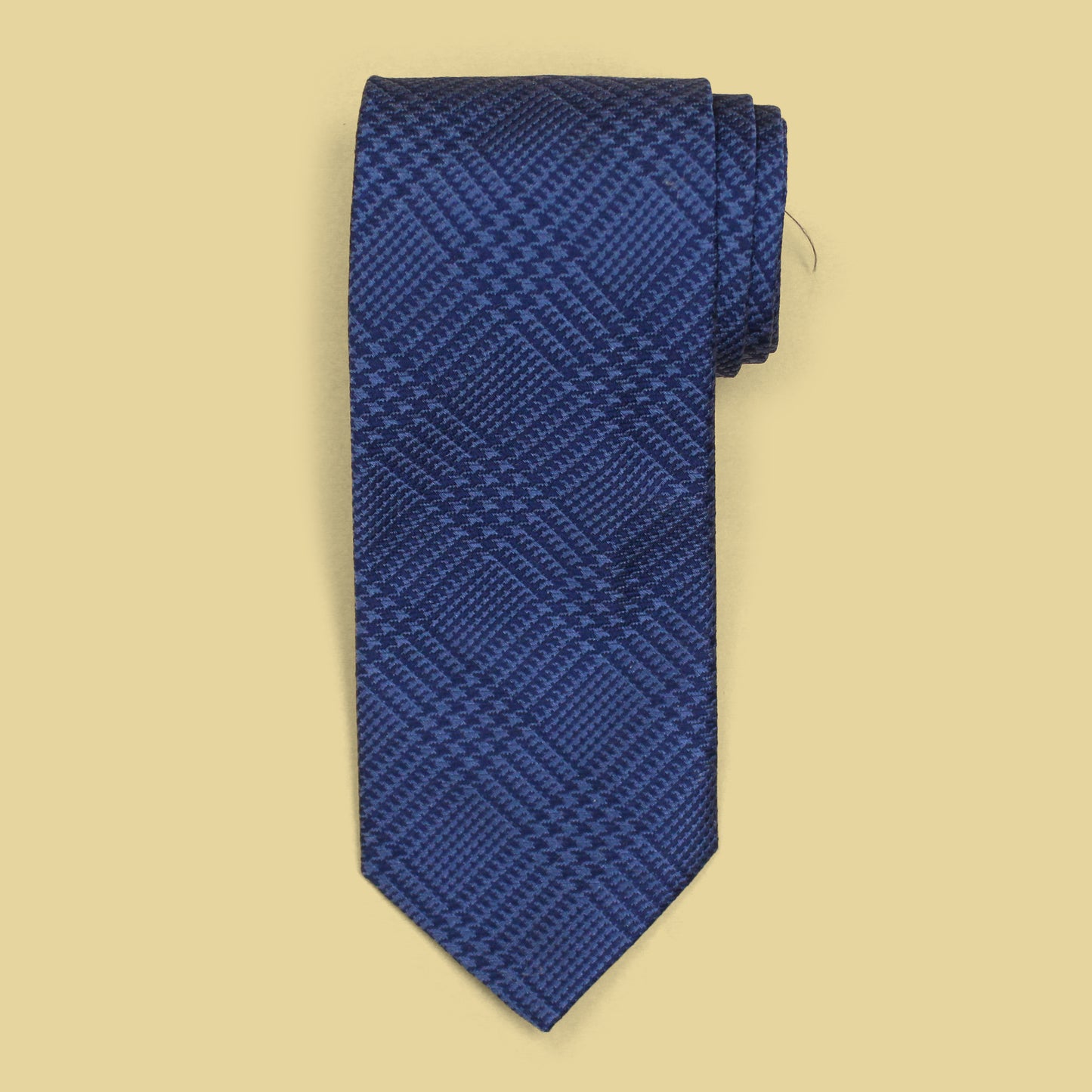 Phineas Cole Houndstooth Check Silk Tie