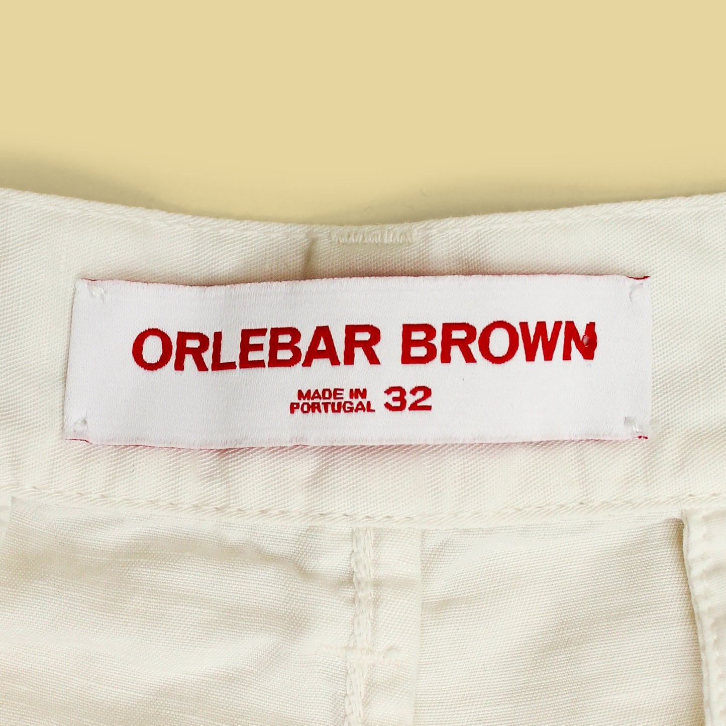 Orlebar Brown Linen Cotton Pleated Shorts