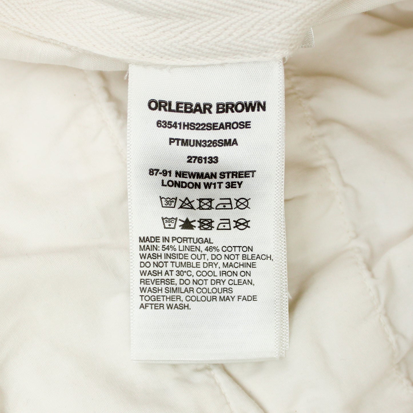 Orlebar Brown Linen Cotton Pleated Shorts