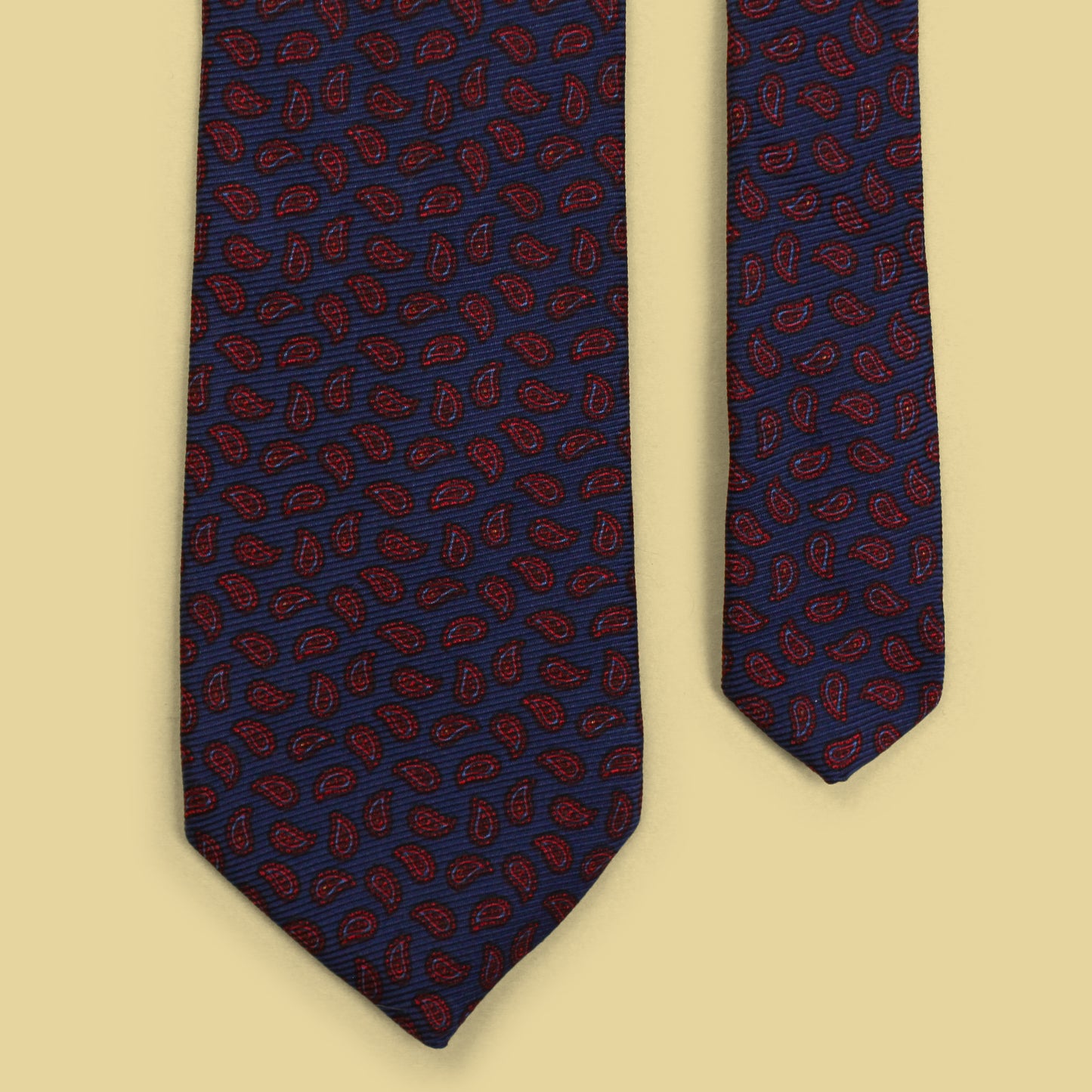 J. Press Burlington Knot Foulard Print Silk Tie