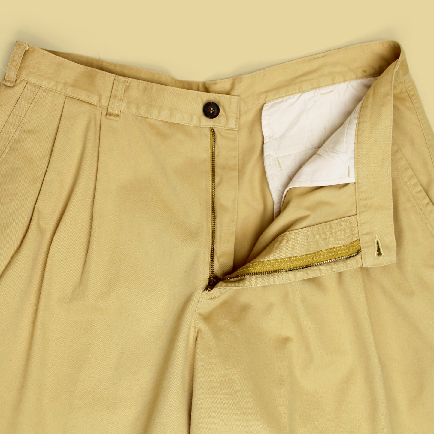 Vintage Patagonia Cotton Twill Pleated Shorts