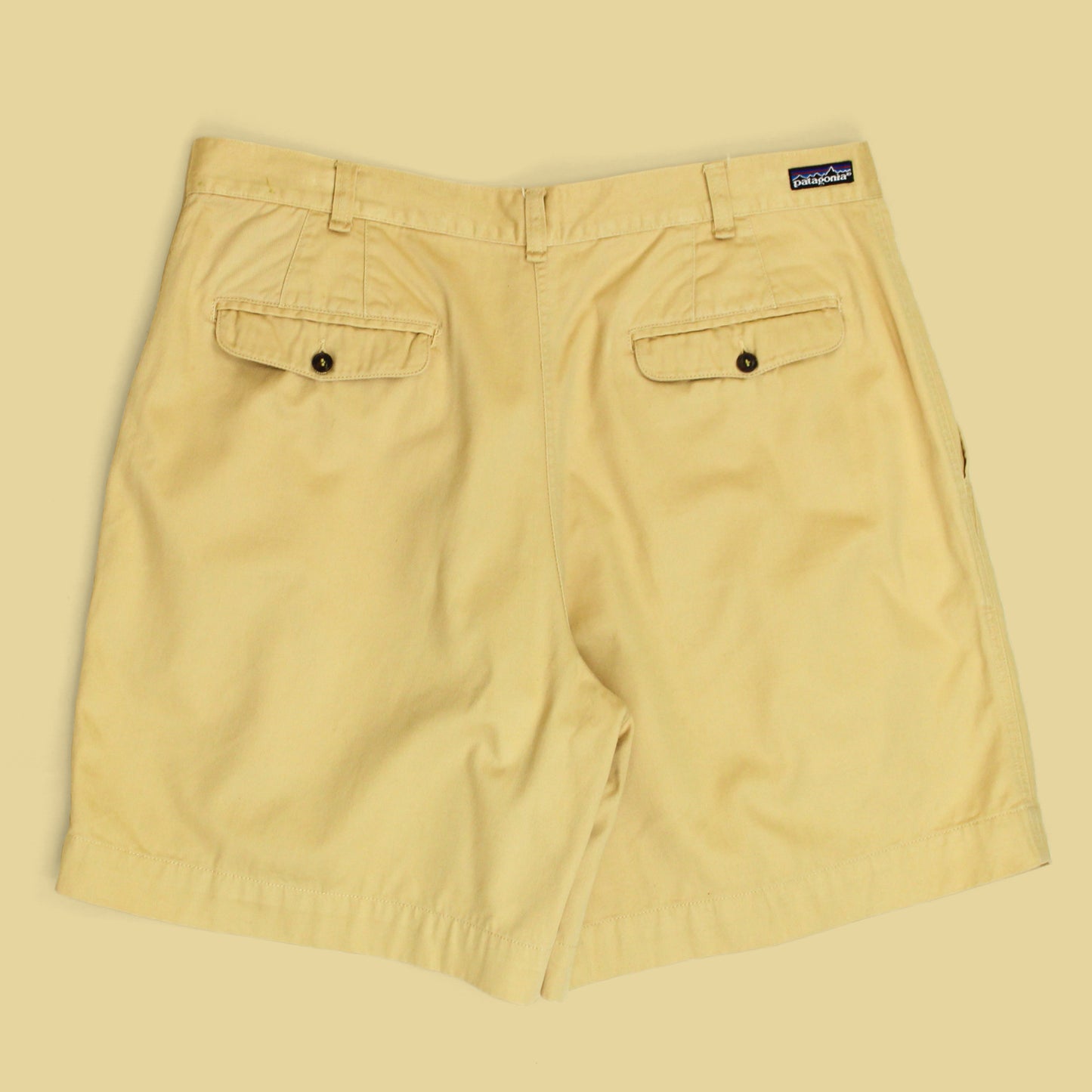 Vintage Patagonia Cotton Twill Pleated Shorts