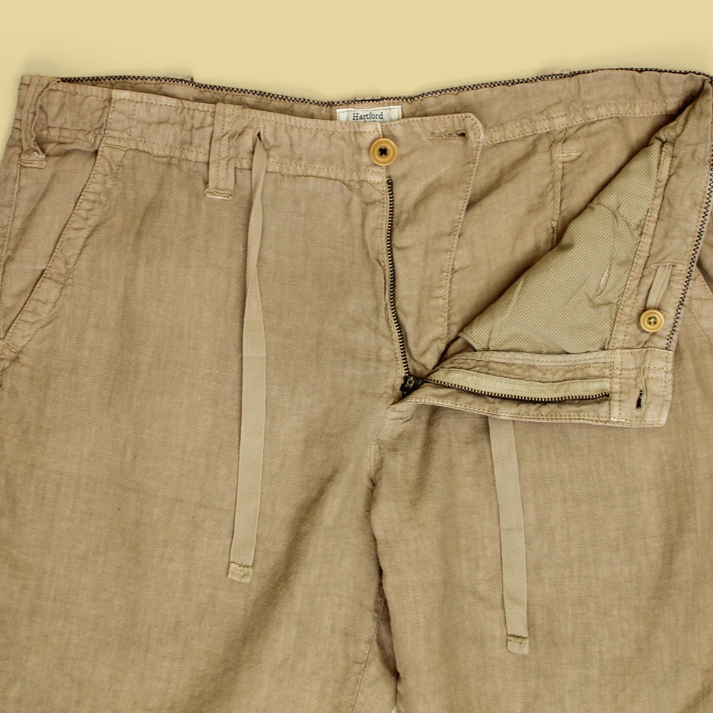 Hartford Linen Drawstring Shorts