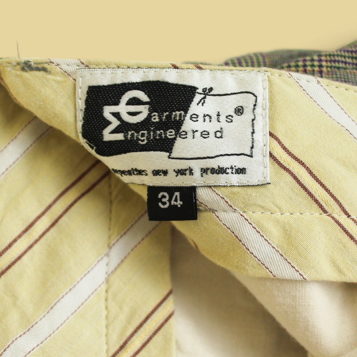 Engineered Garments Glen Plaid Cotton Ghurka Shorts