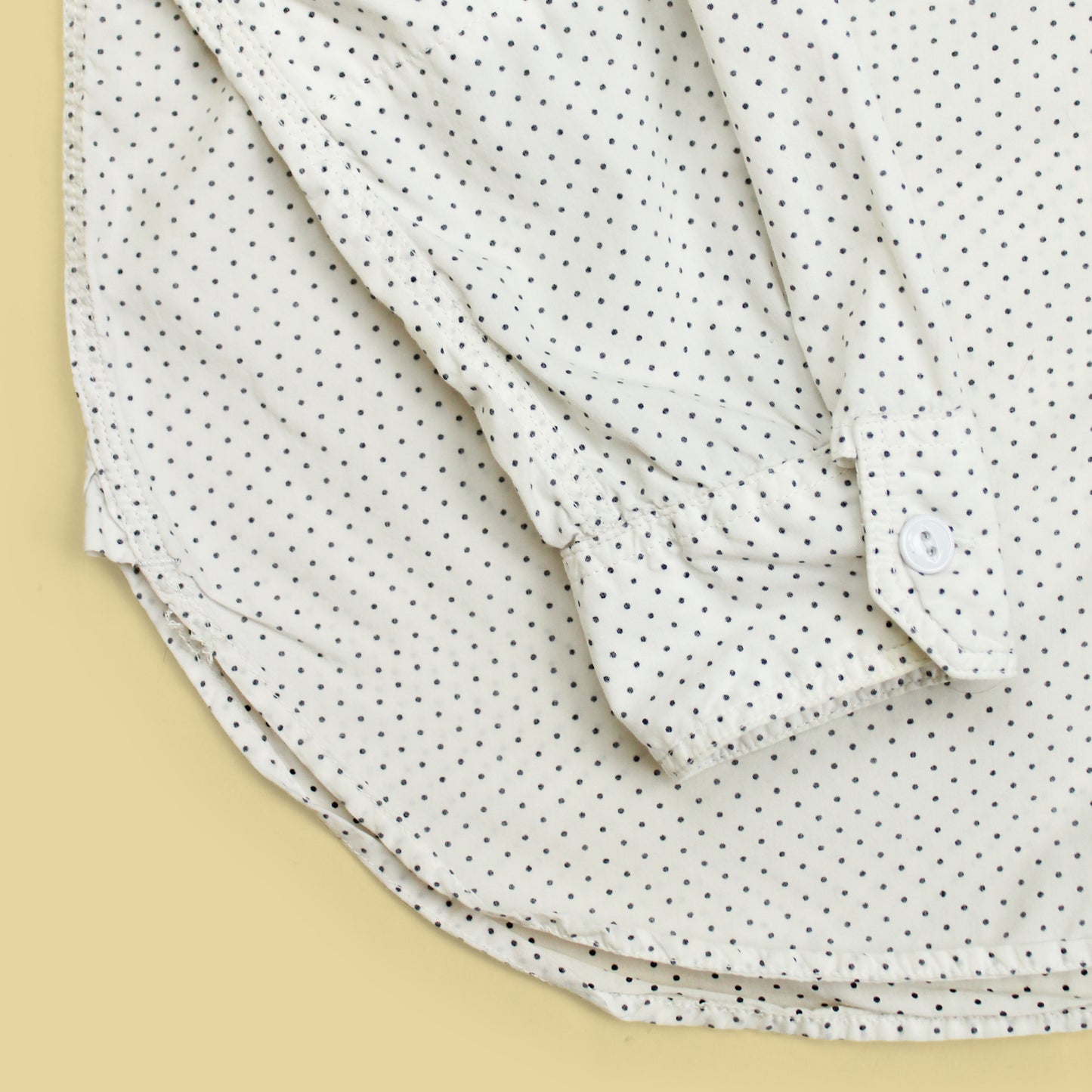 Engineered Garments Polka Dot Print Cotton Work Shirt