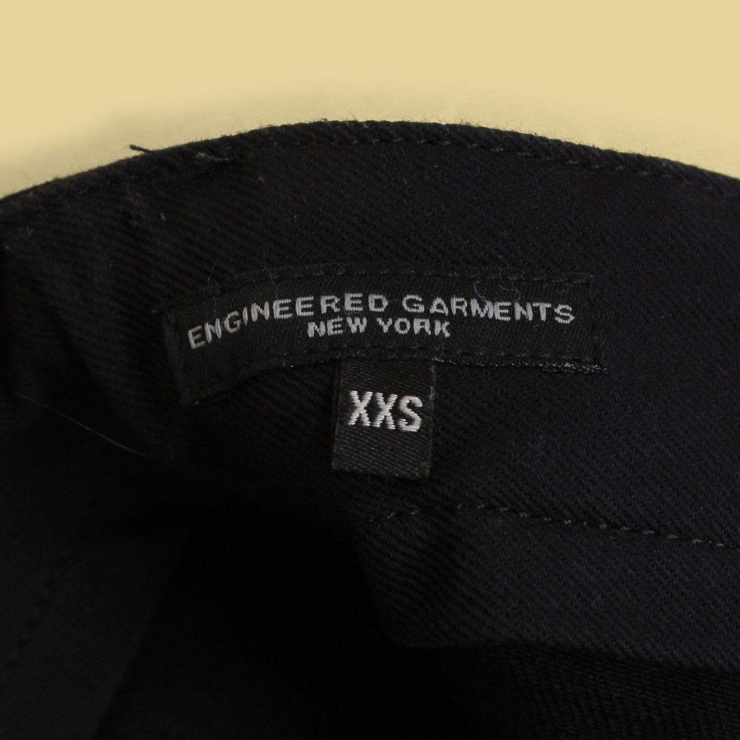 Engineered Garments Black Denim Fatigue Pants