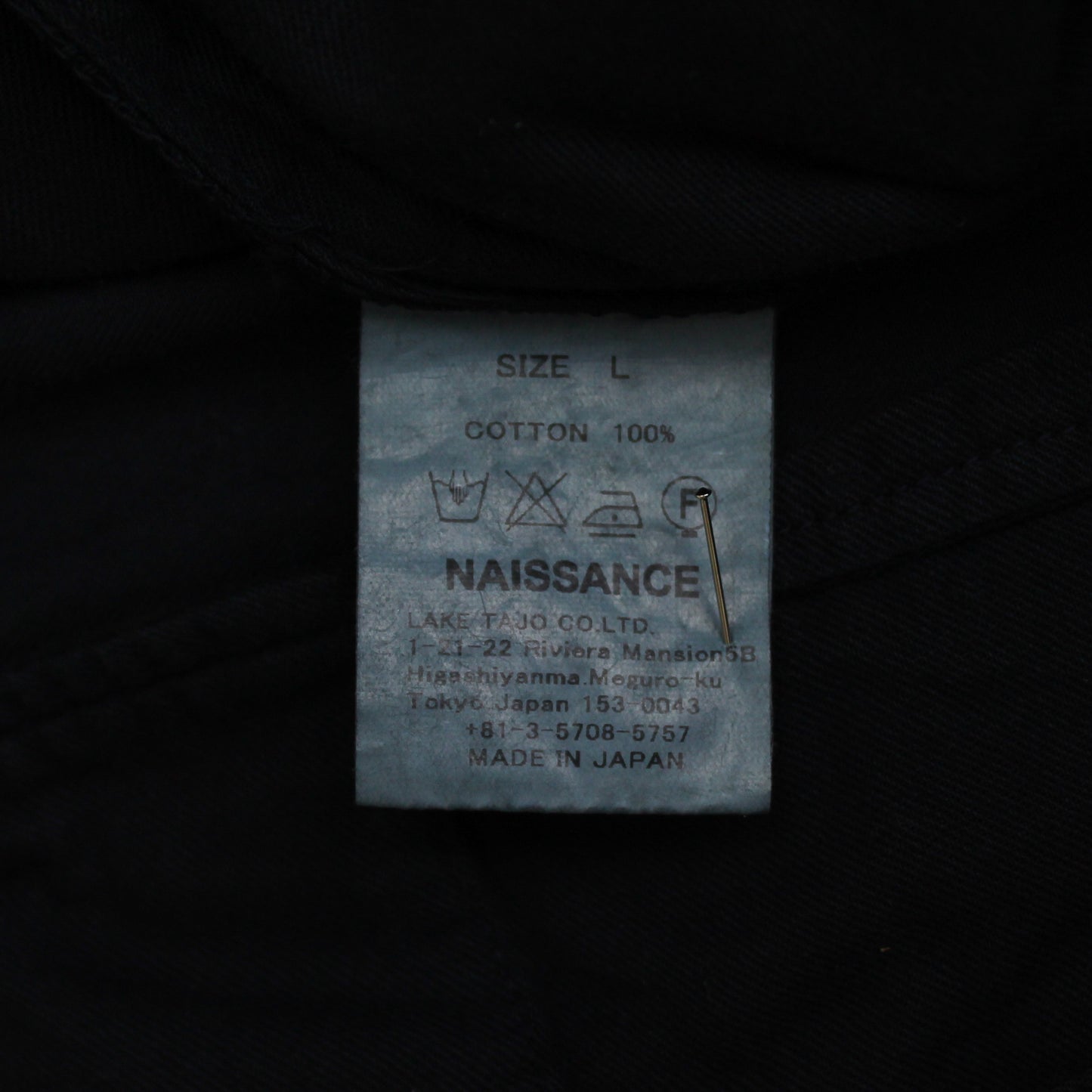 Naissance Overdyed Cotton Twill Pleated Pants