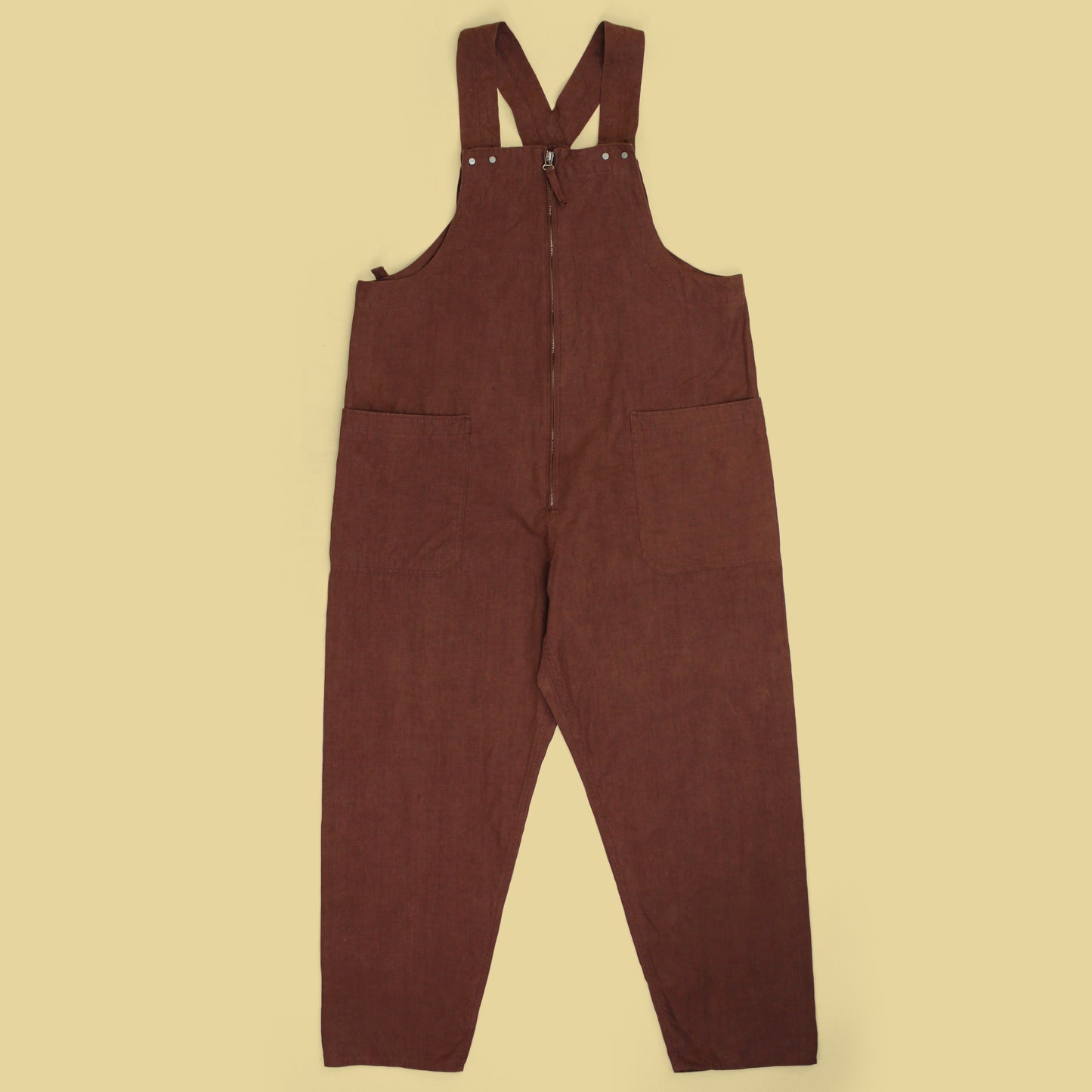 Kaptain Sunshine Kakishibu Linen Deck Pant Overalls
