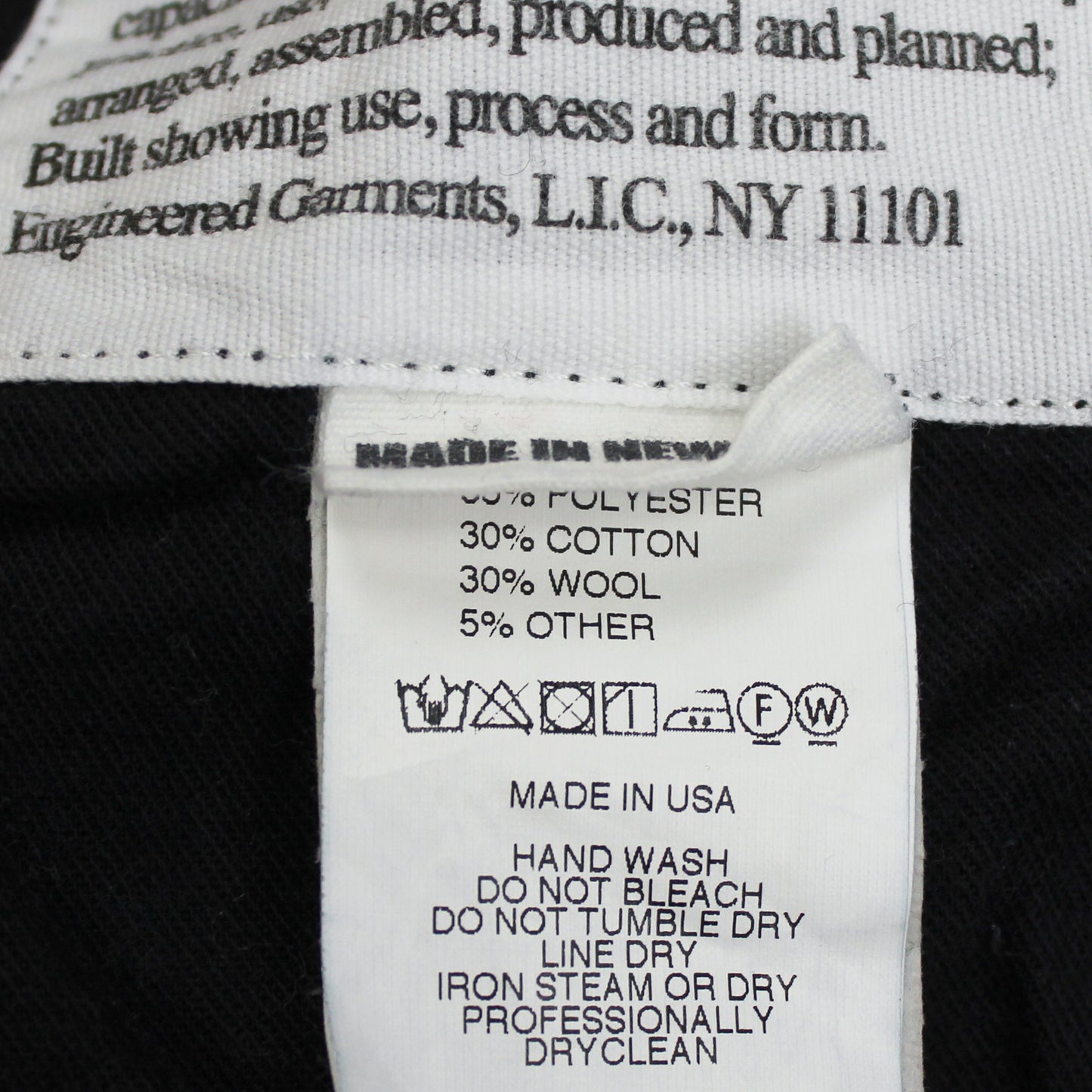 Engineered Garments Polywool Flannel Aircrew Pants