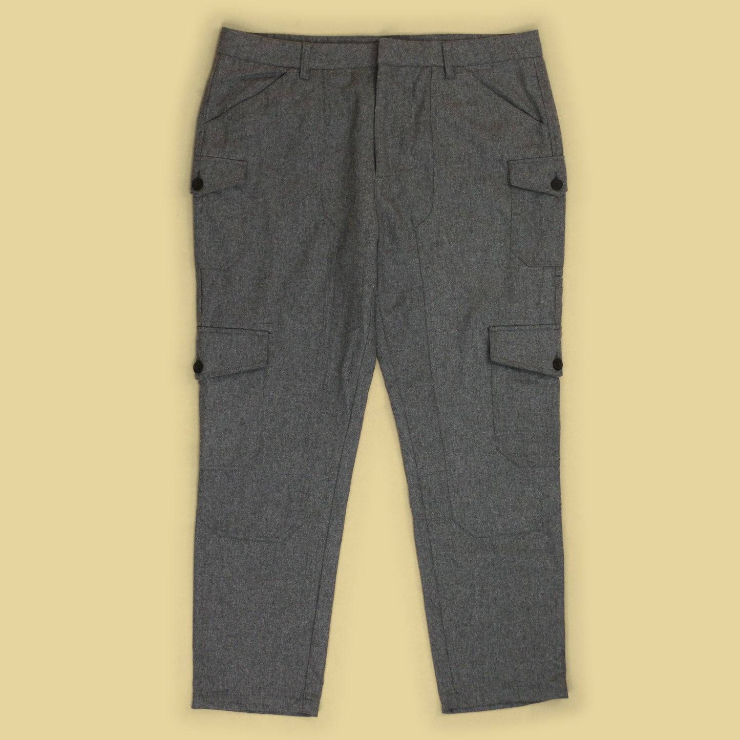 Kith Wool Blend Flannel Double-Knee Paidge Cargo Pants