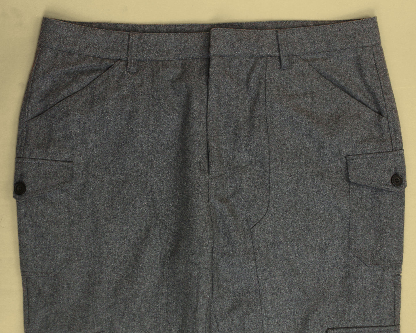 Kith Wool Blend Flannel Double-Knee Paidge Cargo Pants