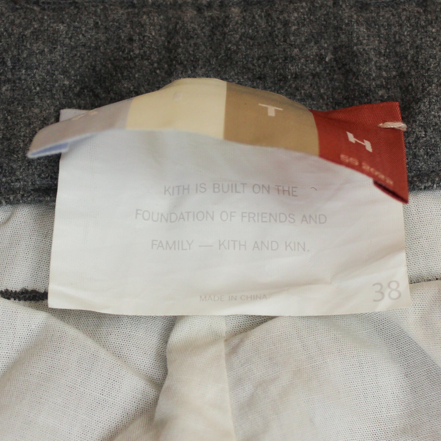 Kith Wool Blend Flannel Double-Knee Paidge Cargo Pants