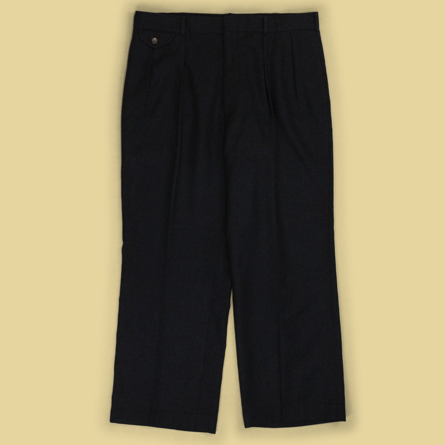 Polo Ralph Lauren Wool Flannel Pleated Trousers