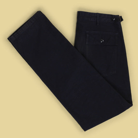 Studio D'Artisan Cotton Sateen Fatigue Pants