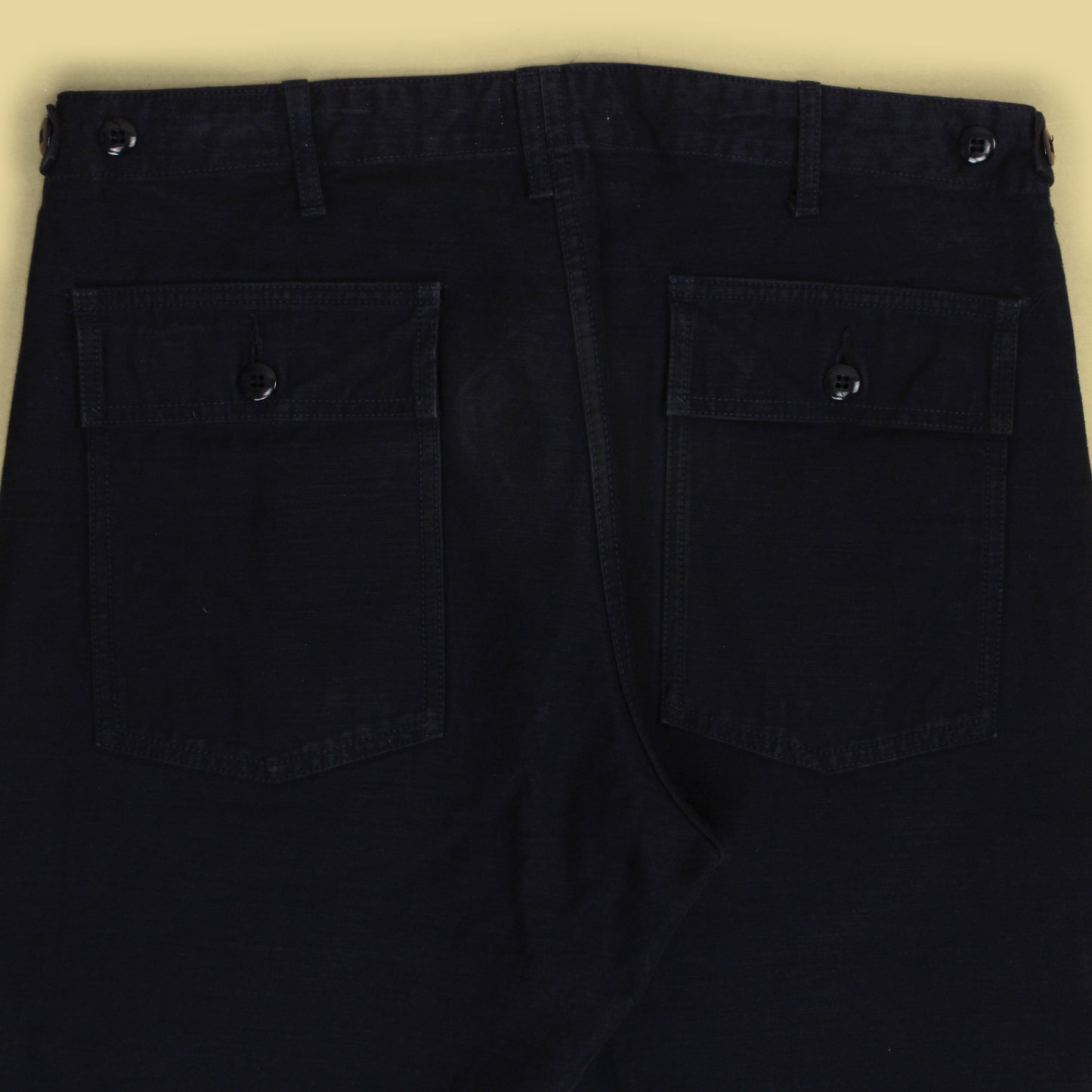 Studio D'Artisan Cotton Sateen Fatigue Pants