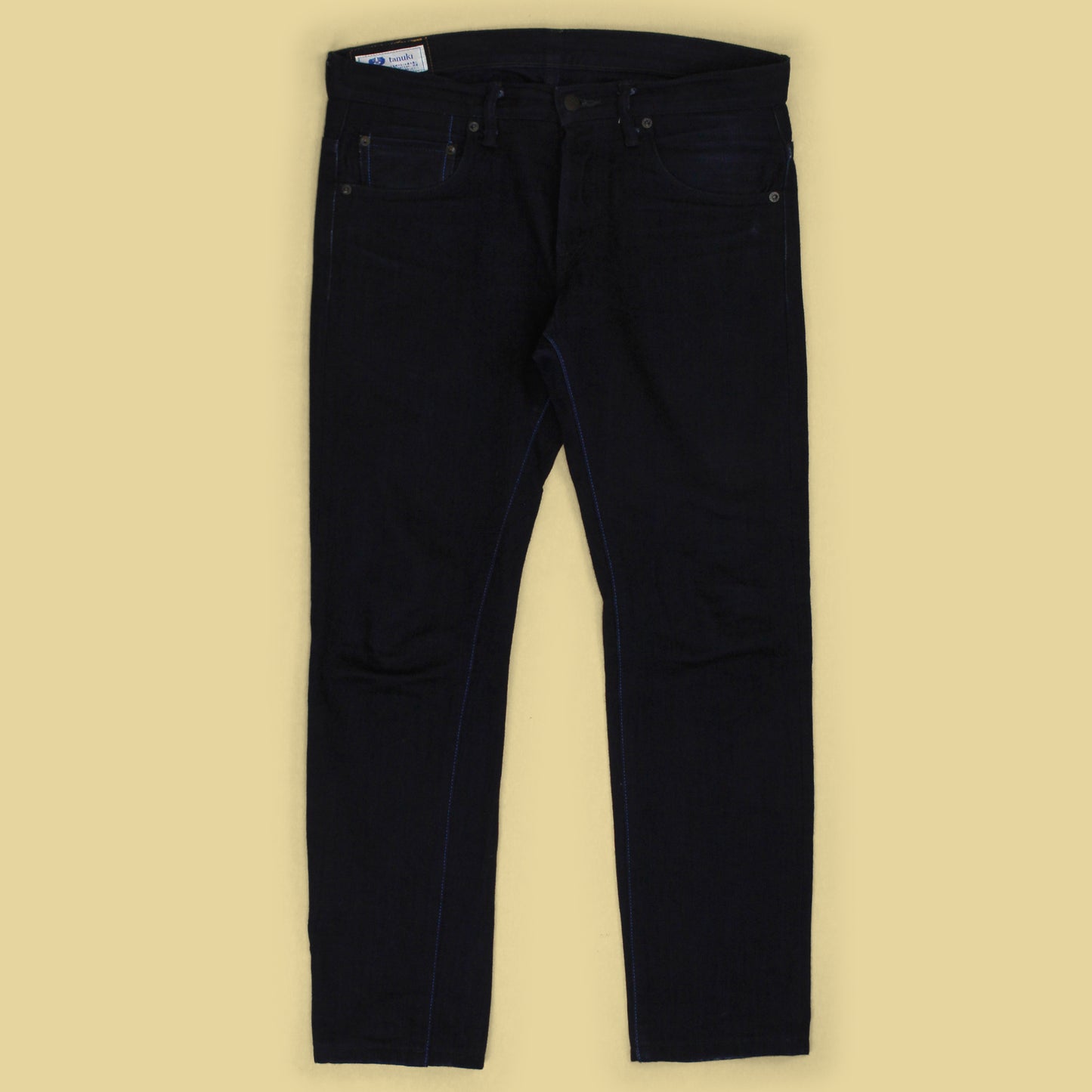 Tanuki 15oz Double Indigo Selvedge Denim Tapered Jeans