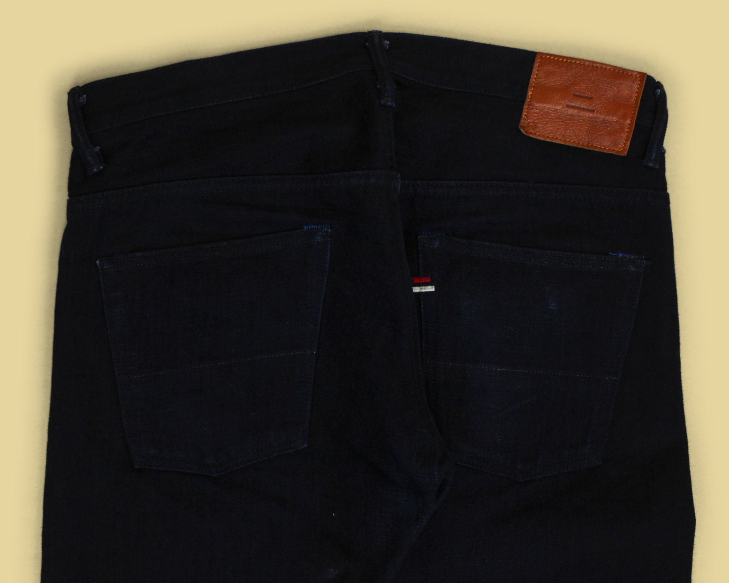 Tanuki 15oz Double Indigo Selvedge Denim Tapered Jeans