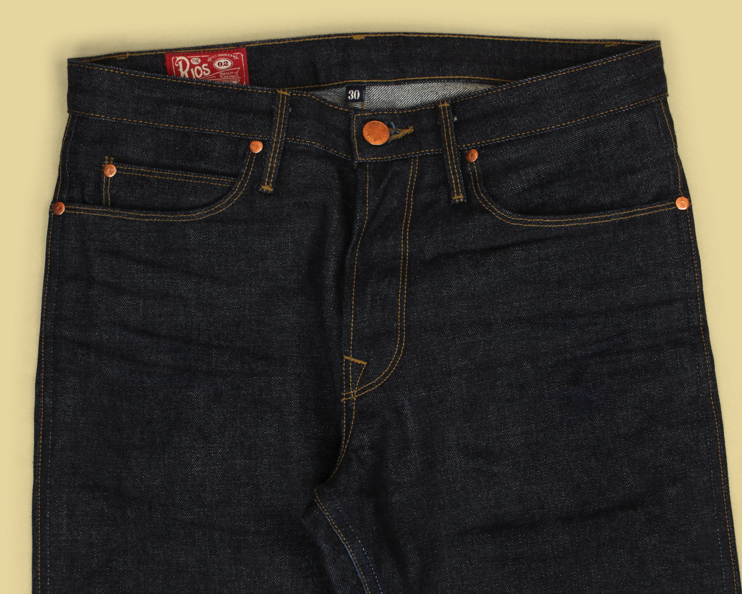 Freenote Cloth 14.5oz Raw Selvedge Denim Rios Slim Straight Jeans