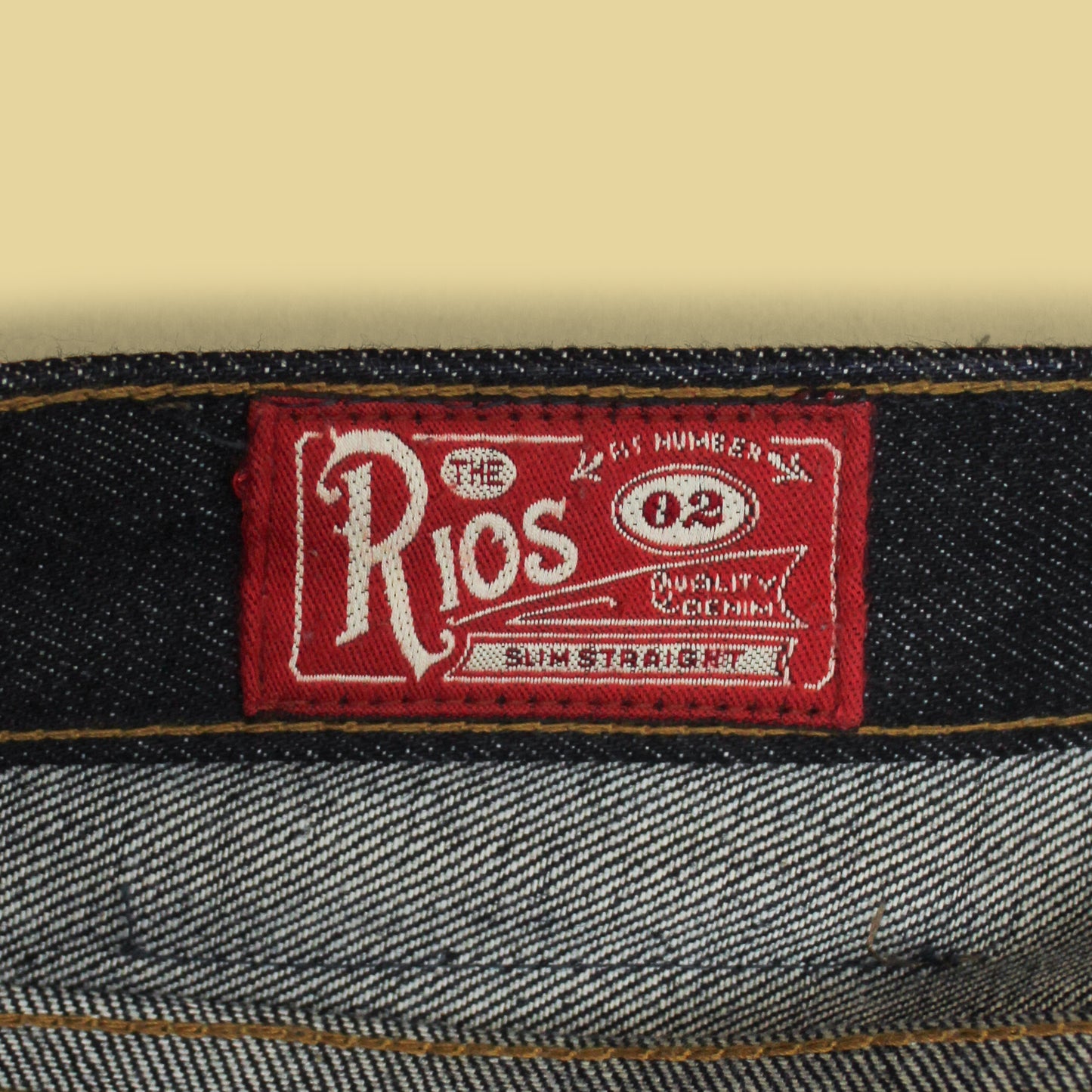 Freenote Cloth 14.5oz Raw Selvedge Denim Rios Slim Straight Jeans